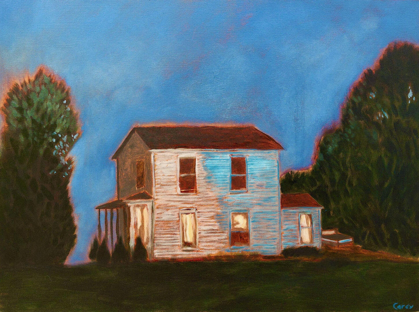 “The Old Homestead” Oil on Canvas, 18"x24", Private Collection